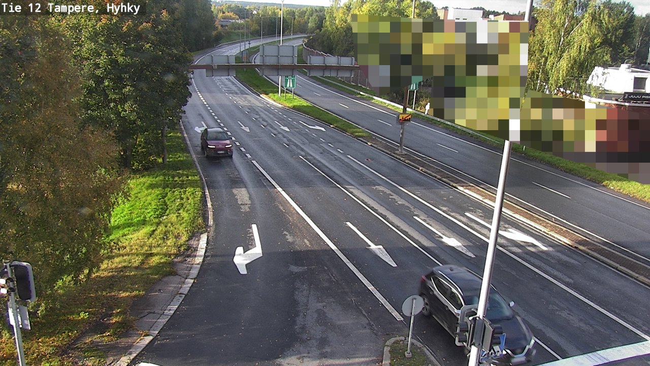Weather Camera Image Road 12 Tampere, Hyhky, Tampere, Pirkanmaa