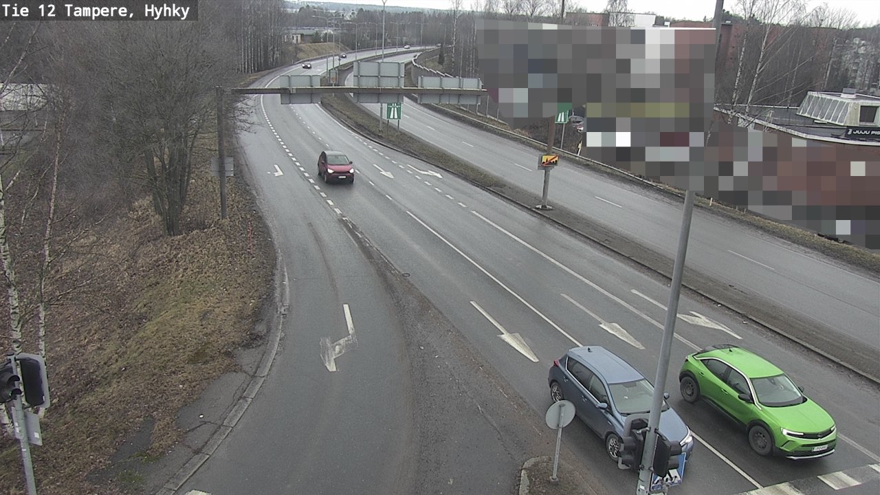 Kelikamerat Kuva Tie 12 Tampere, Hyhky, Tampere, Pirkanmaa