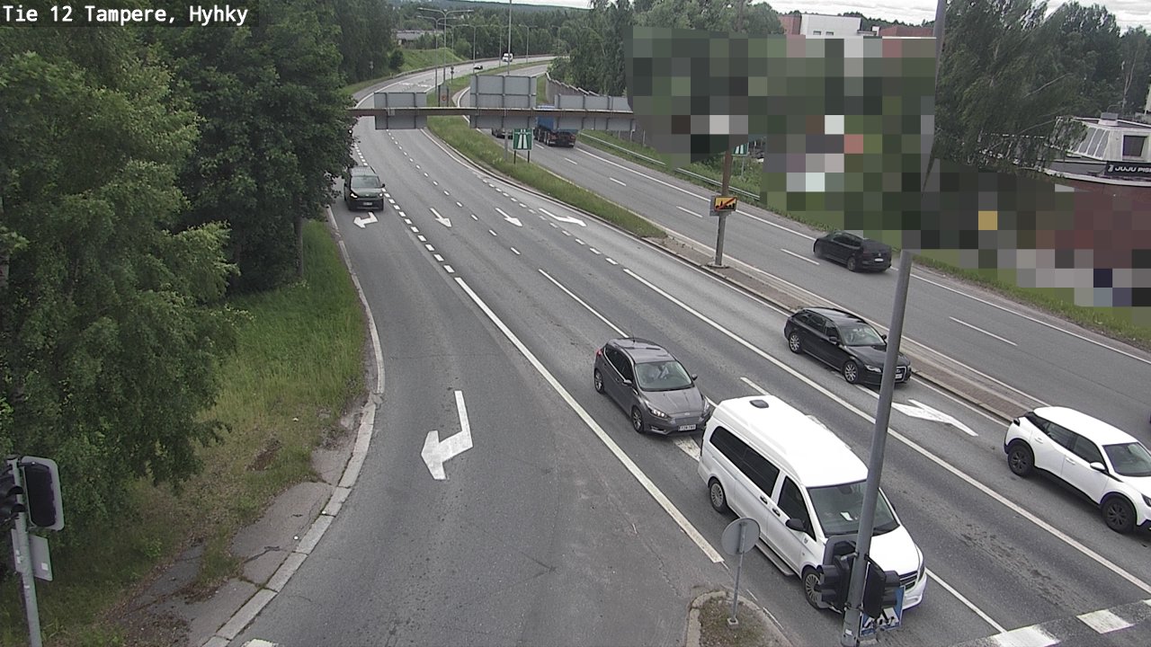 Weather Camera Image Road 12 Tampere, Hyhky, Tampere, Pirkanmaa
