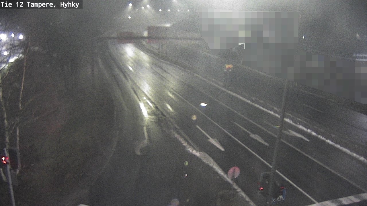 Weather Camera Image Väg 12 Tammerfors, Hyhky, Tampere, Pirkanmaa