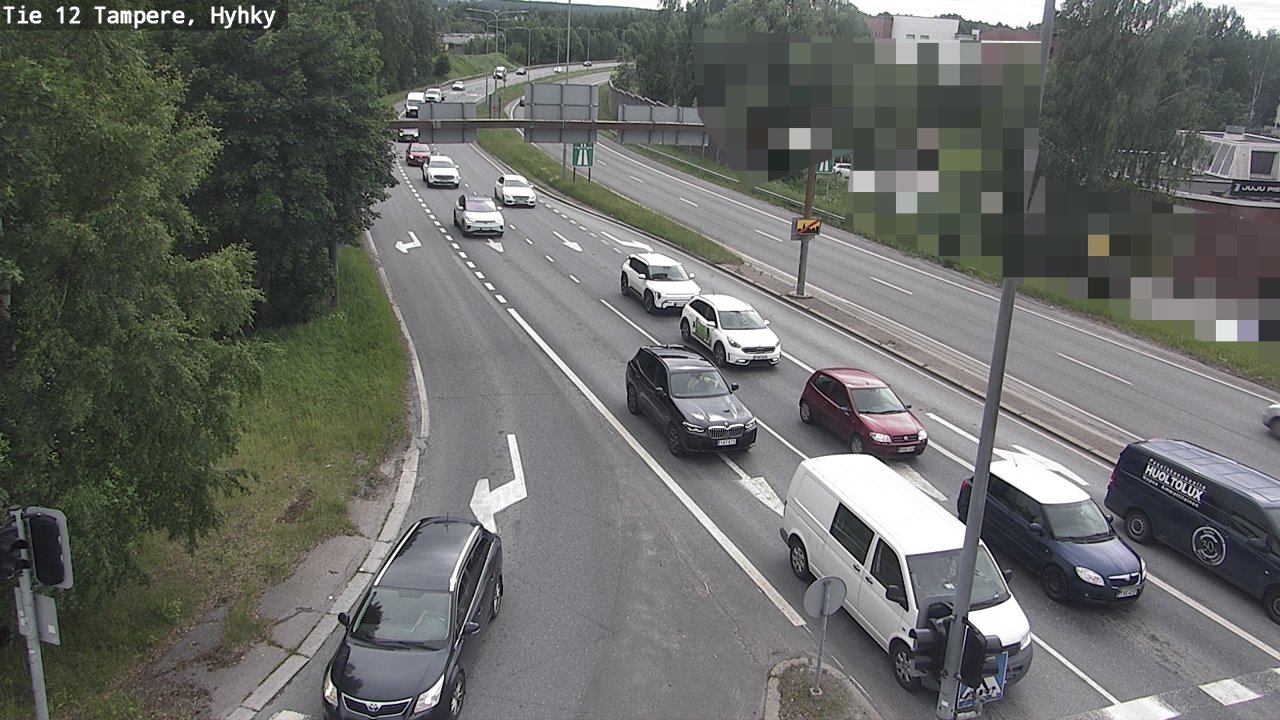 Weather Camera Image Road 12 Tampere, Hyhky, Tampere, Pirkanmaa