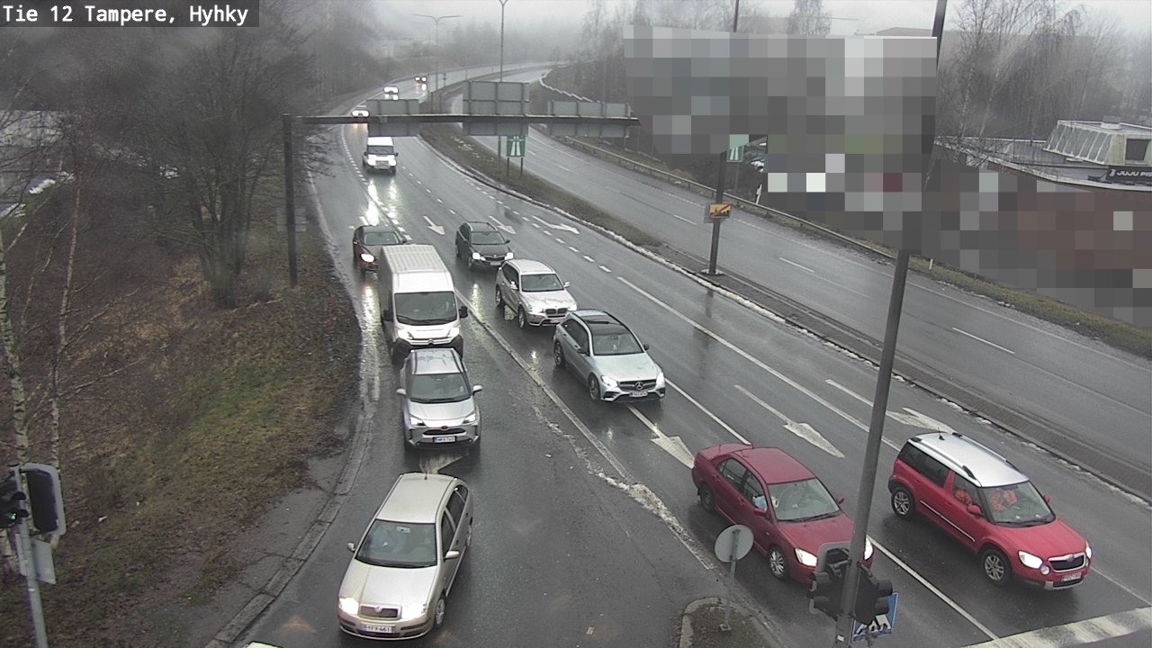 Weather Camera Image Road 12 Tampere, Hyhky, Tampere, Pirkanmaa