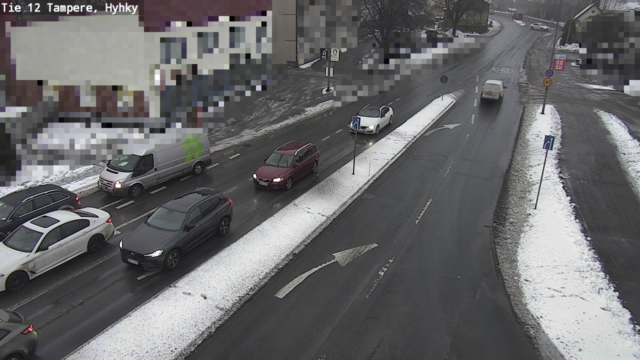 Weather Camera Image Väg 12 Tammerfors, Hyhky, Tampere, Pirkanmaa