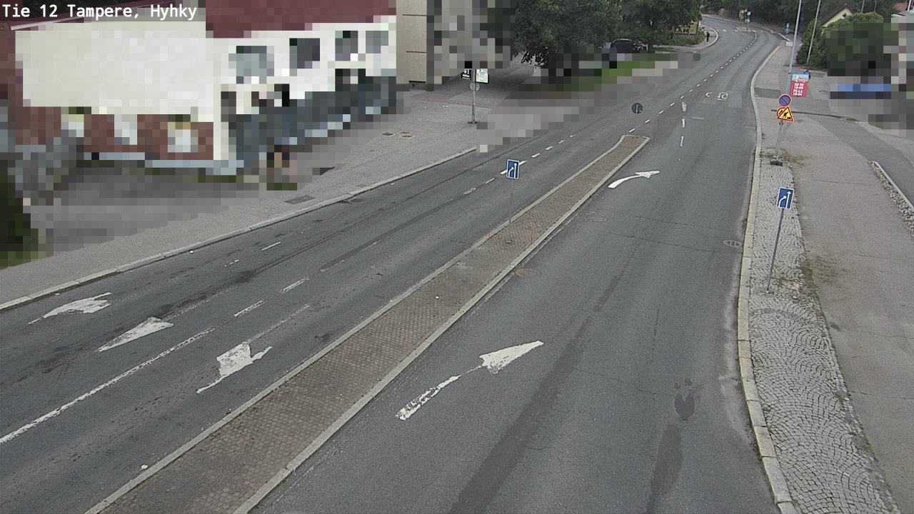 Weather Camera Image Väg 12 Tammerfors, Hyhky, Tampere, Pirkanmaa
