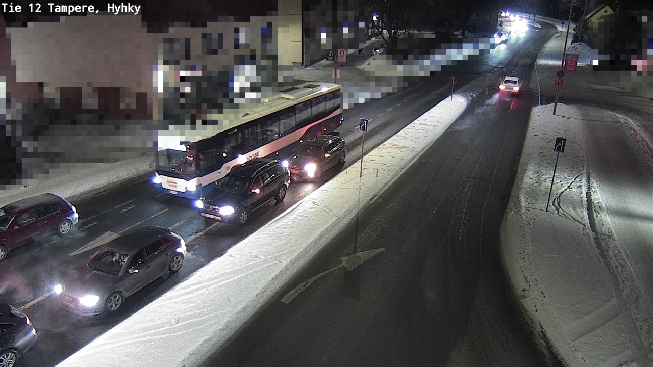 Weather Camera Image Road 12 Tampere, Hyhky, Tampere, Pirkanmaa