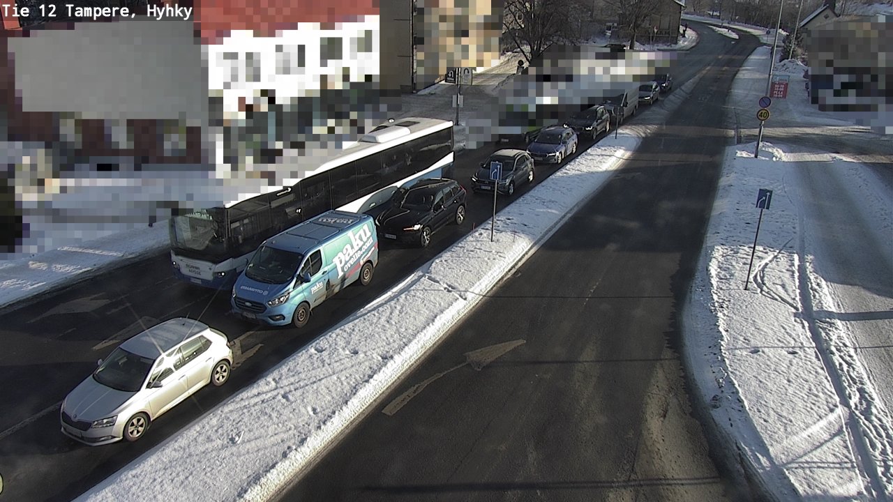 Weather Camera Image Road 12 Tampere, Hyhky, Tampere, Pirkanmaa