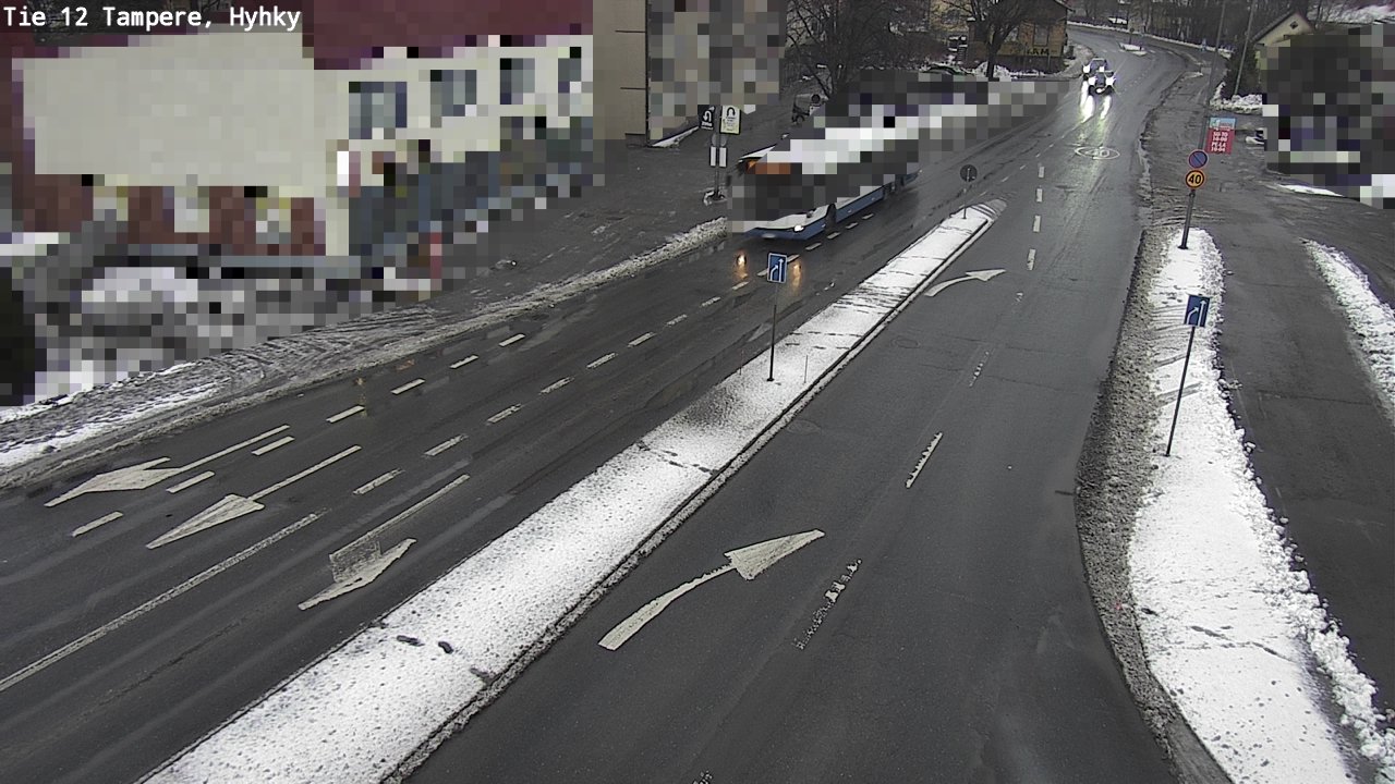 Weather Camera Image Väg 12 Tammerfors, Hyhky, Tampere, Pirkanmaa