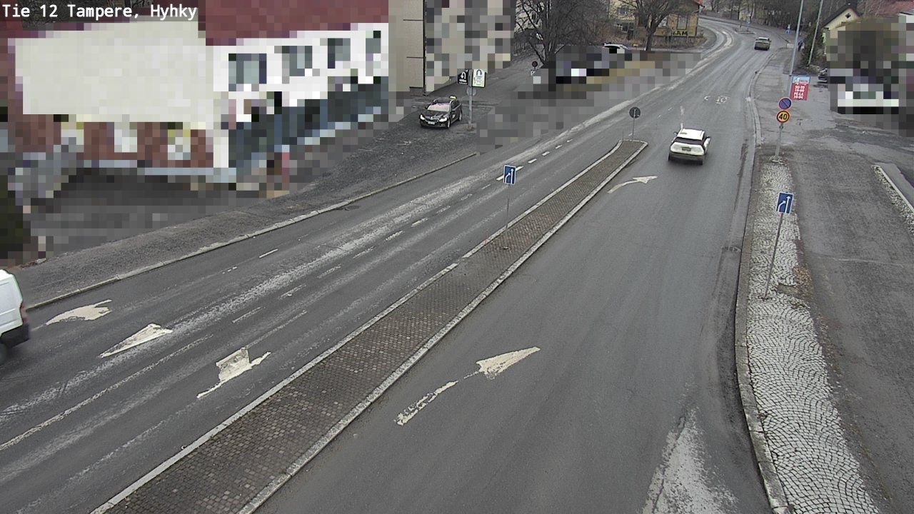 Weather Camera Image Väg 12 Tammerfors, Hyhky, Tampere, Pirkanmaa