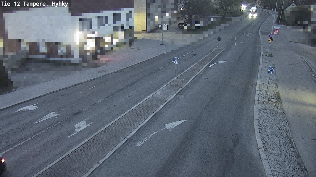 Weather Camera Image Väg 12 Tammerfors, Hyhky, Tampere, Pirkanmaa