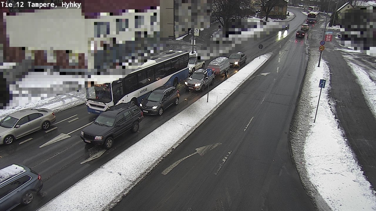 Weather Camera Image Väg 12 Tammerfors, Hyhky, Tampere, Pirkanmaa