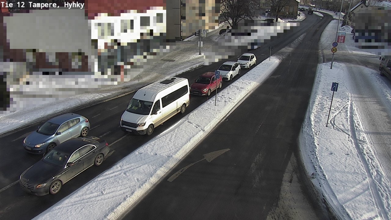 Weather Camera Image Road 12 Tampere, Hyhky, Tampere, Pirkanmaa