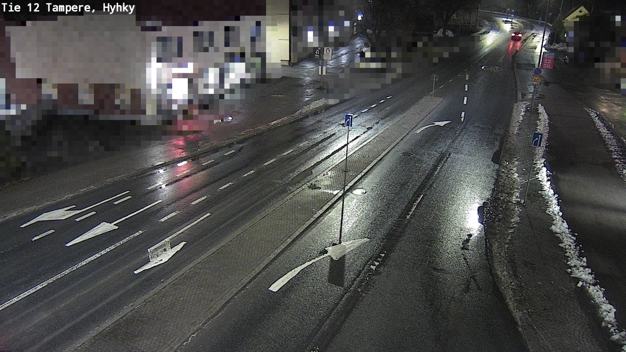 Weather Camera Image Väg 12 Tammerfors, Hyhky, Tampere, Pirkanmaa
