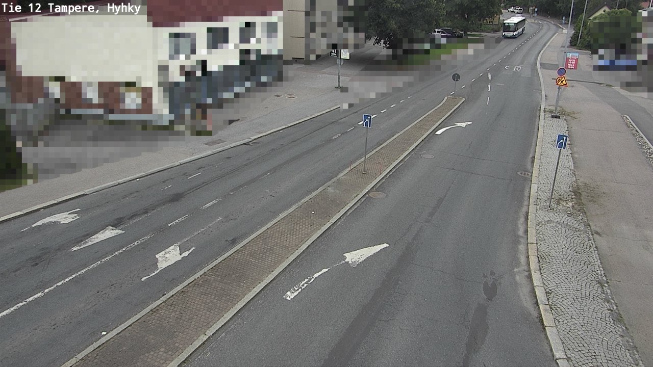 Weather Camera Image Väg 12 Tammerfors, Hyhky, Tampere, Pirkanmaa
