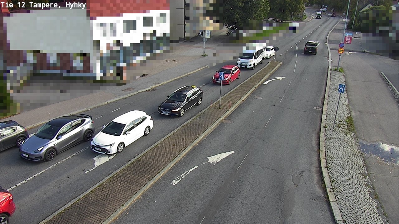 Weather Camera Image Väg 12 Tammerfors, Hyhky, Tampere, Pirkanmaa