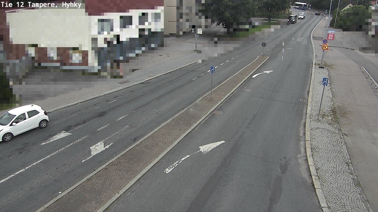 Weather Camera Image Väg 12 Tammerfors, Hyhky, Tampere, Pirkanmaa