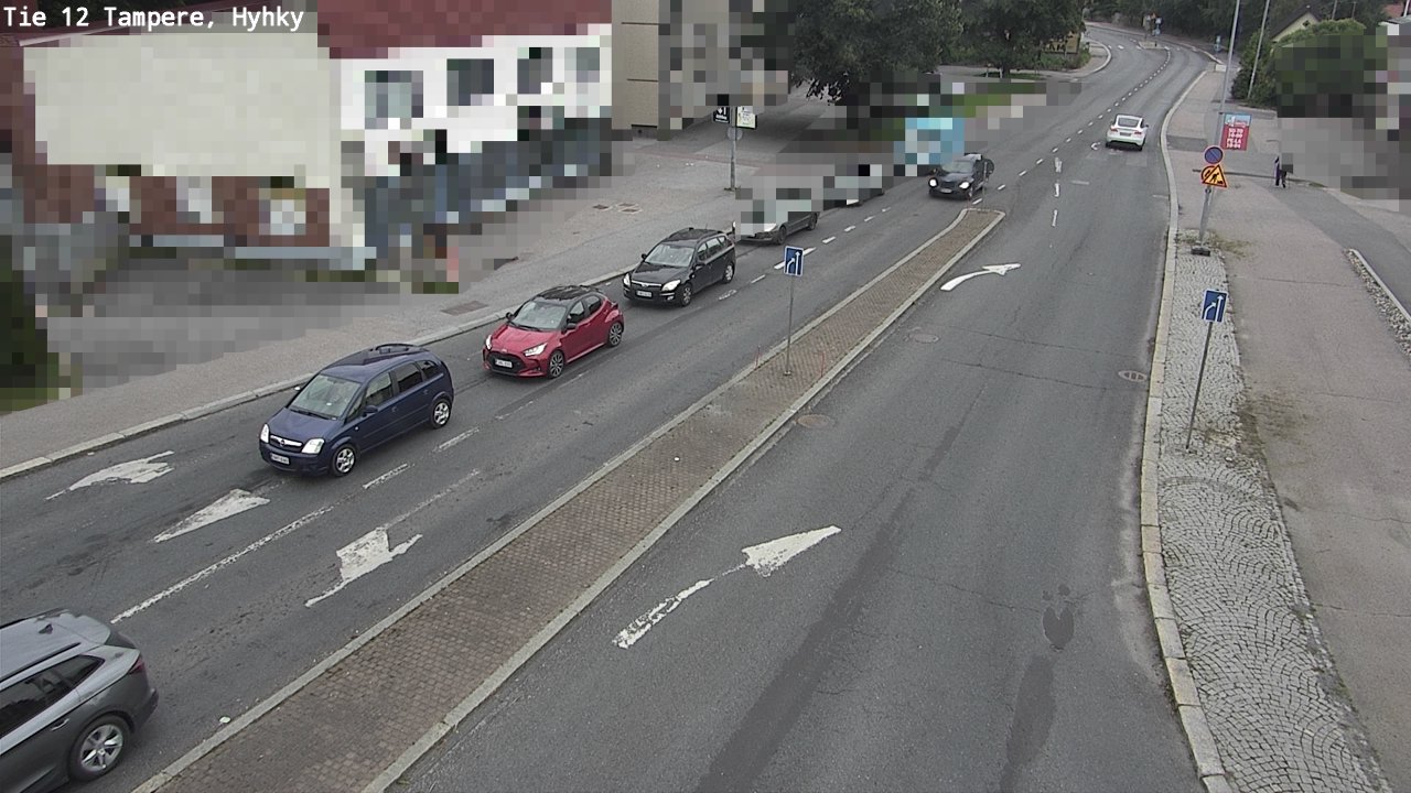 Weather Camera Image Väg 12 Tammerfors, Hyhky, Tampere, Pirkanmaa