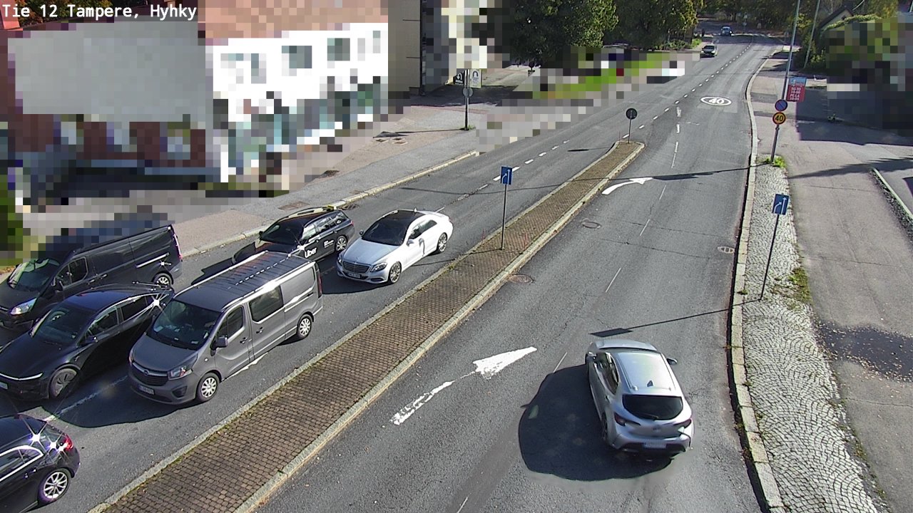 Weather Camera Image Väg 12 Tammerfors, Hyhky, Tampere, Pirkanmaa