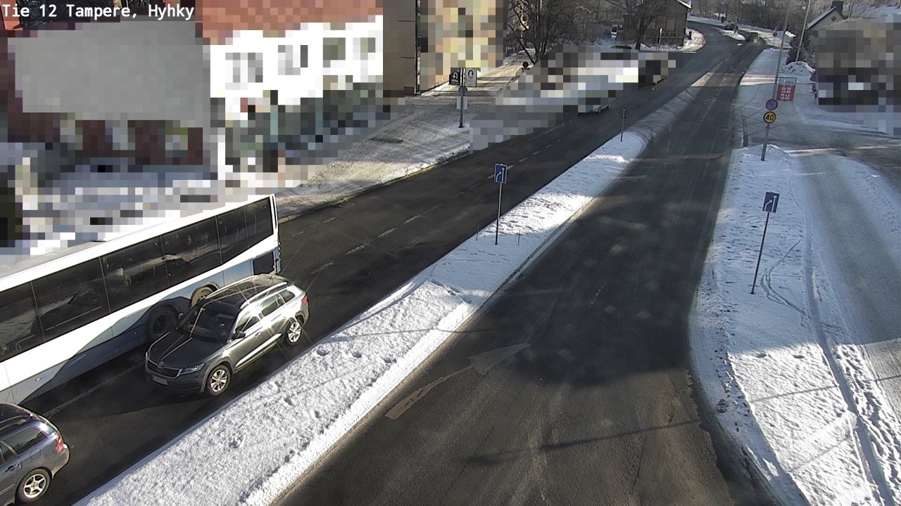 Weather Camera Image Road 12 Tampere, Hyhky, Tampere, Pirkanmaa