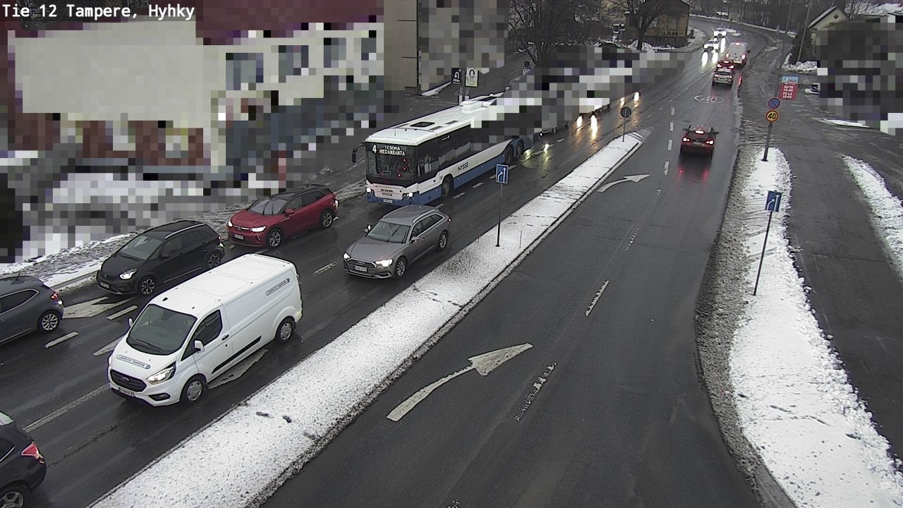Weather Camera Image Väg 12 Tammerfors, Hyhky, Tampere, Pirkanmaa