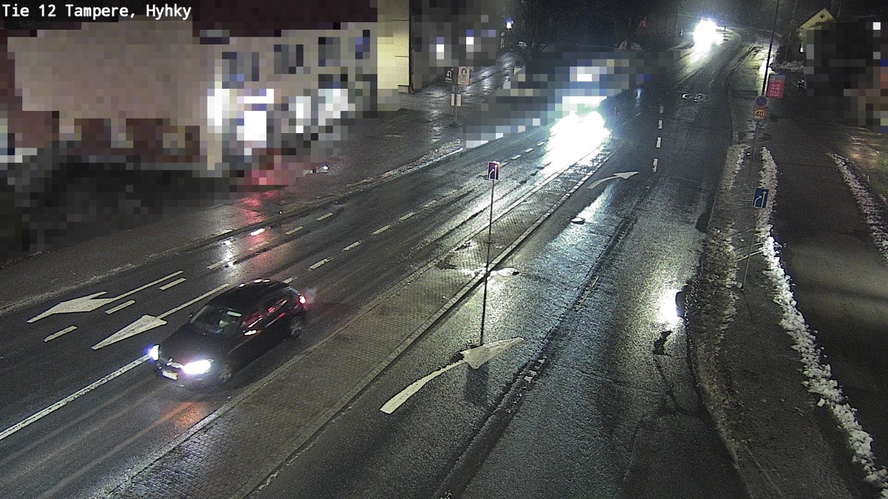 Weather Camera Image Väg 12 Tammerfors, Hyhky, Tampere, Pirkanmaa