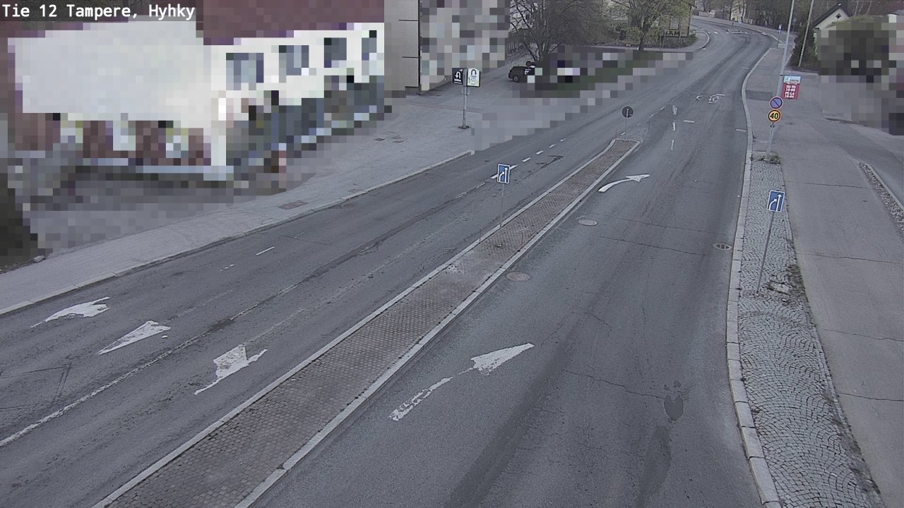 Weather Camera Image Väg 12 Tammerfors, Hyhky, Tampere, Pirkanmaa