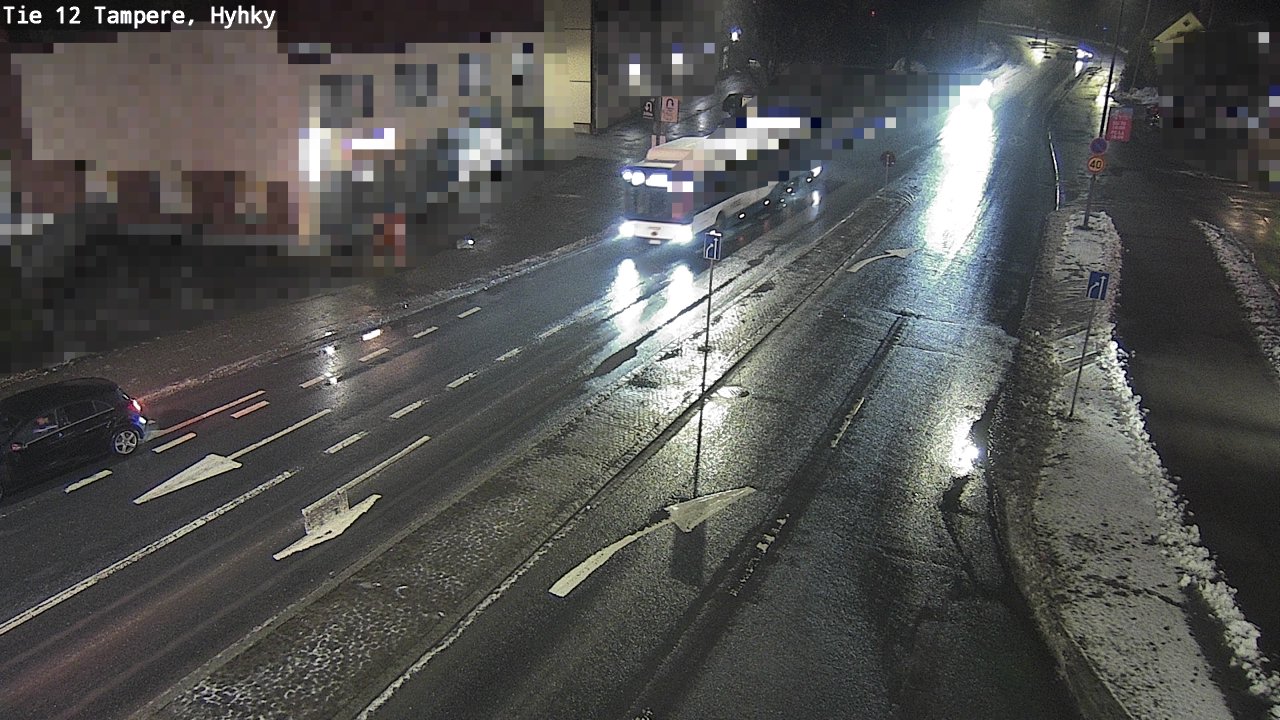 Weather Camera Image Väg 12 Tammerfors, Hyhky, Tampere, Pirkanmaa