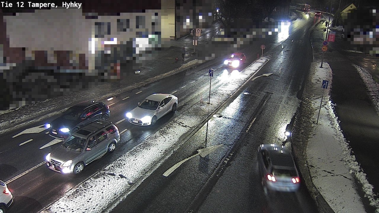 Weather Camera Image Väg 12 Tammerfors, Hyhky, Tampere, Pirkanmaa