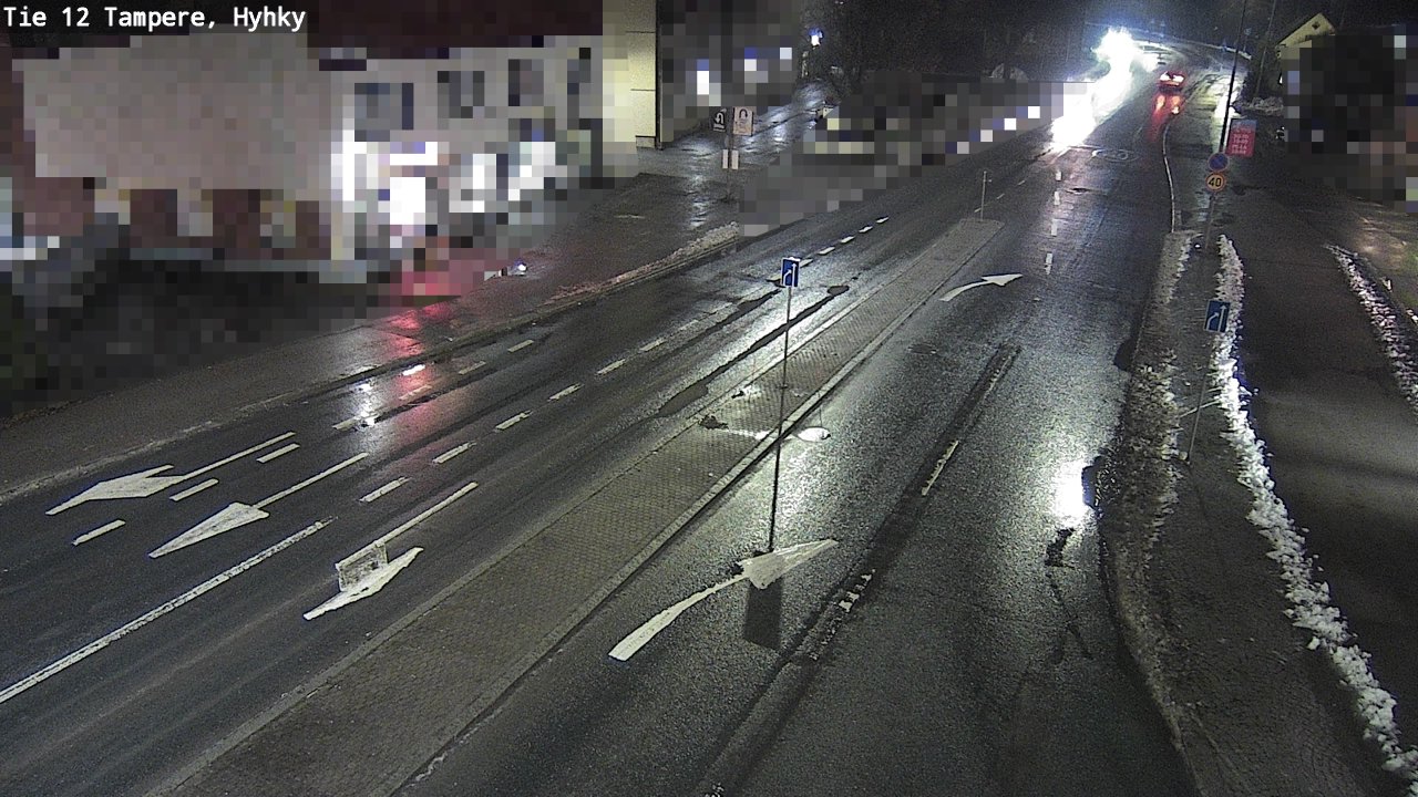 Weather Camera Image Väg 12 Tammerfors, Hyhky, Tampere, Pirkanmaa