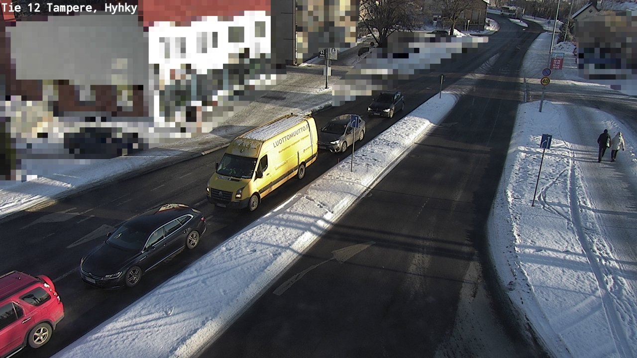 Weather Camera Image Road 12 Tampere, Hyhky, Tampere, Pirkanmaa