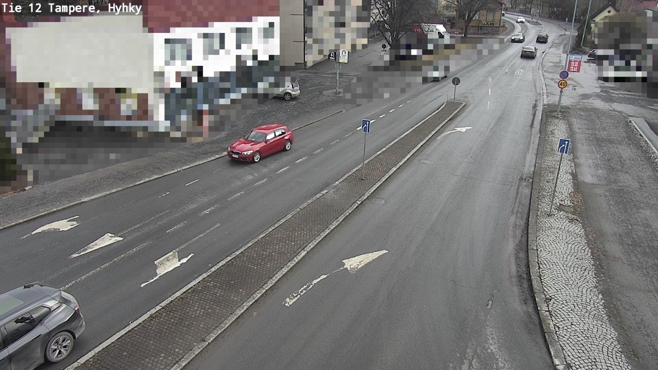 Weather Camera Image Väg 12 Tammerfors, Hyhky, Tampere, Pirkanmaa