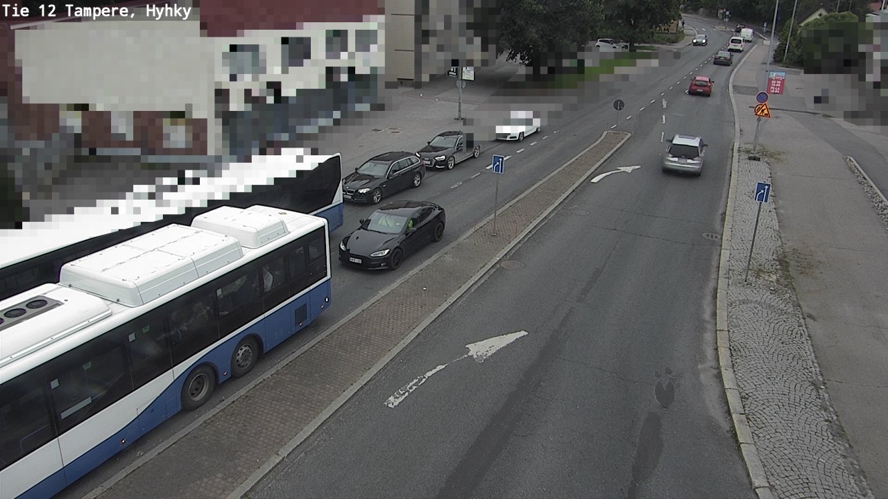 Weather Camera Image Väg 12 Tammerfors, Hyhky, Tampere, Pirkanmaa