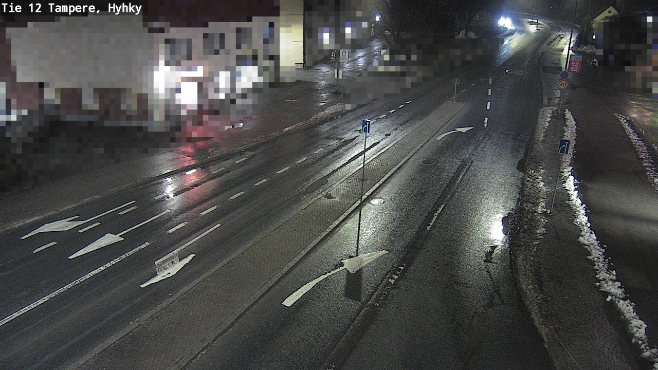 Weather Camera Image Väg 12 Tammerfors, Hyhky, Tampere, Pirkanmaa
