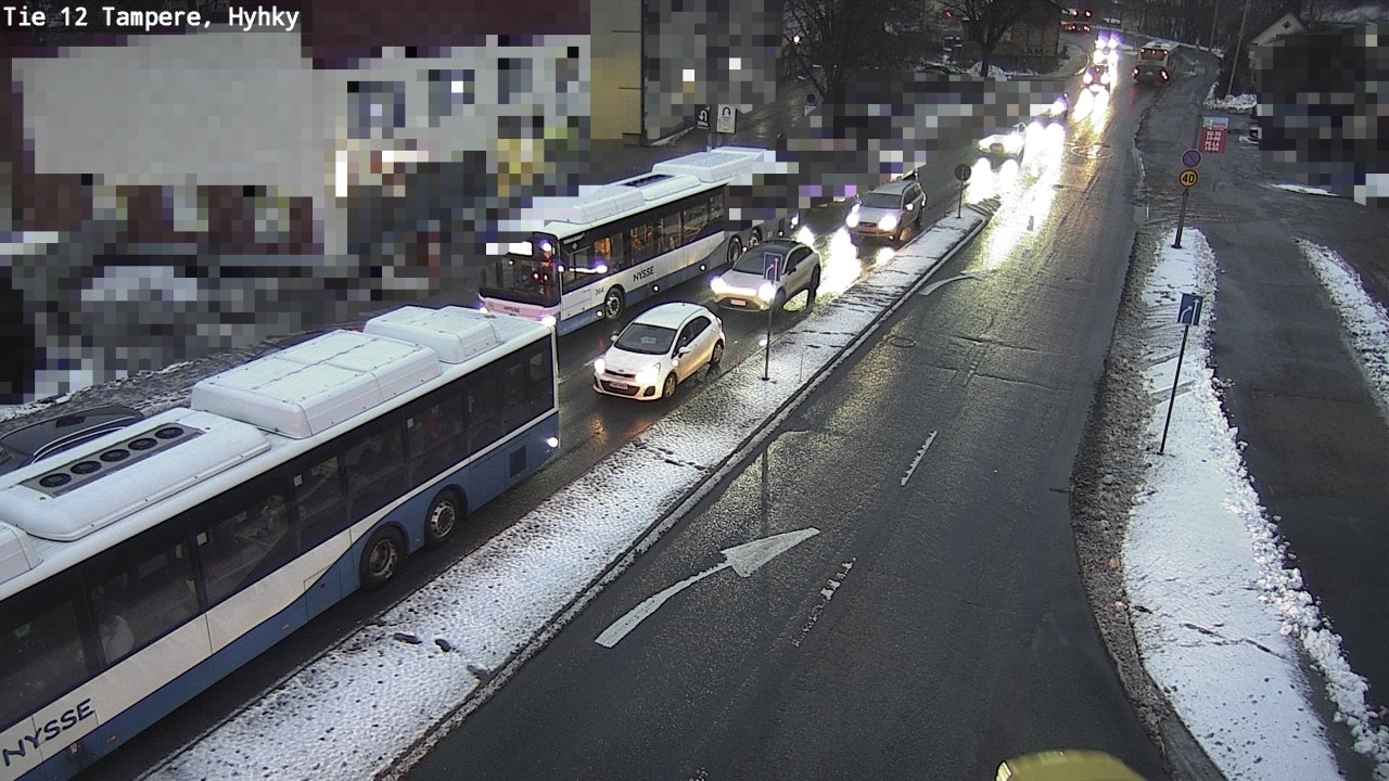 Weather Camera Image Väg 12 Tammerfors, Hyhky, Tampere, Pirkanmaa