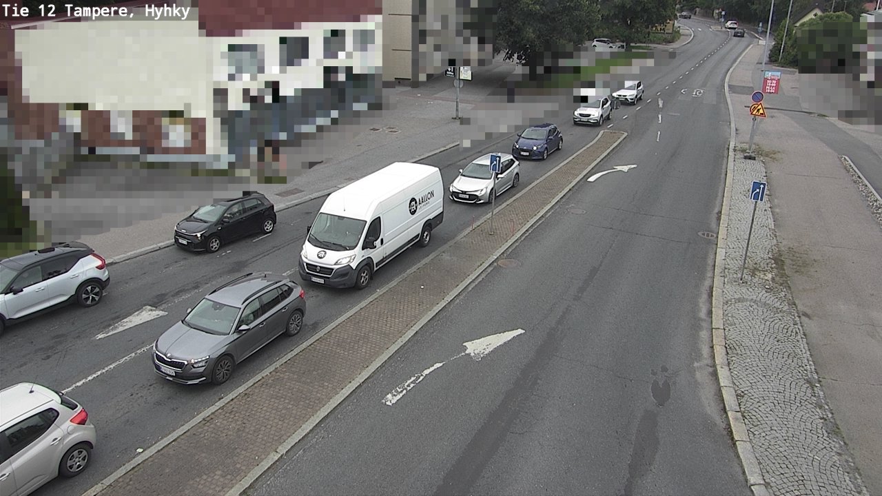 Weather Camera Image Väg 12 Tammerfors, Hyhky, Tampere, Pirkanmaa