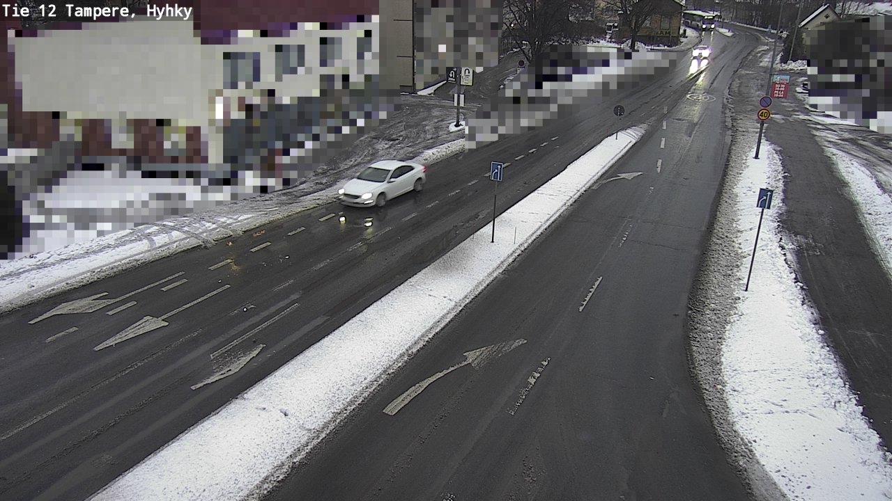 Weather Camera Image Väg 12 Tammerfors, Hyhky, Tampere, Pirkanmaa