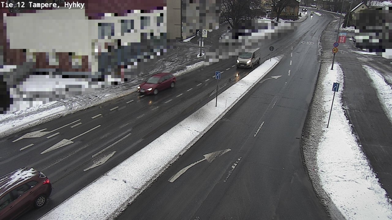 Weather Camera Image Väg 12 Tammerfors, Hyhky, Tampere, Pirkanmaa
