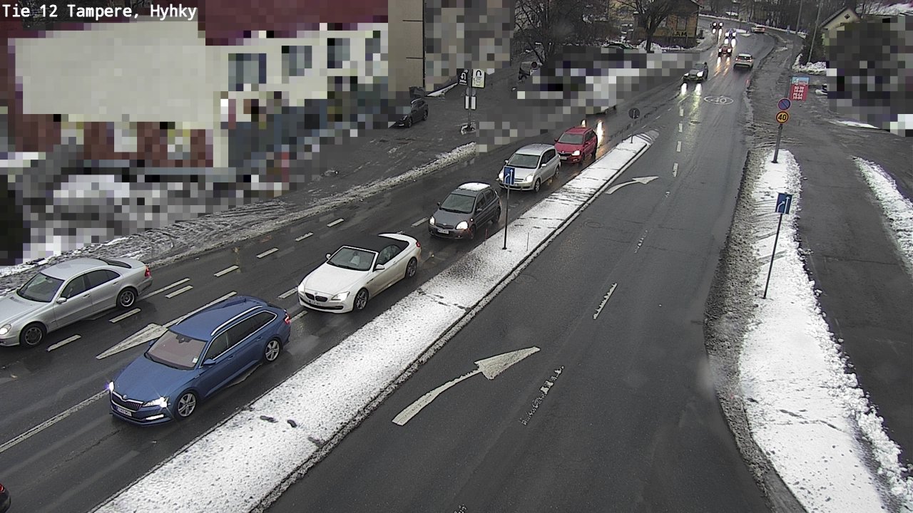 Weather Camera Image Väg 12 Tammerfors, Hyhky, Tampere, Pirkanmaa