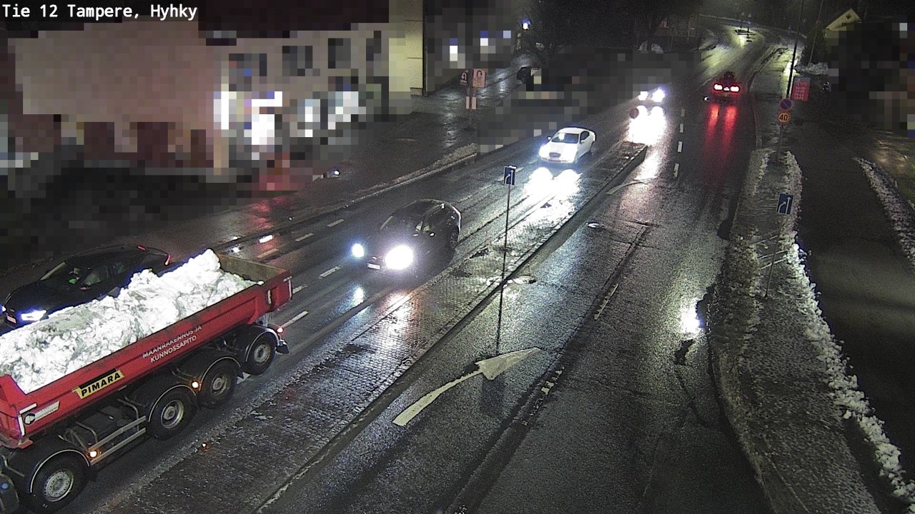 Weather Camera Image Väg 12 Tammerfors, Hyhky, Tampere, Pirkanmaa