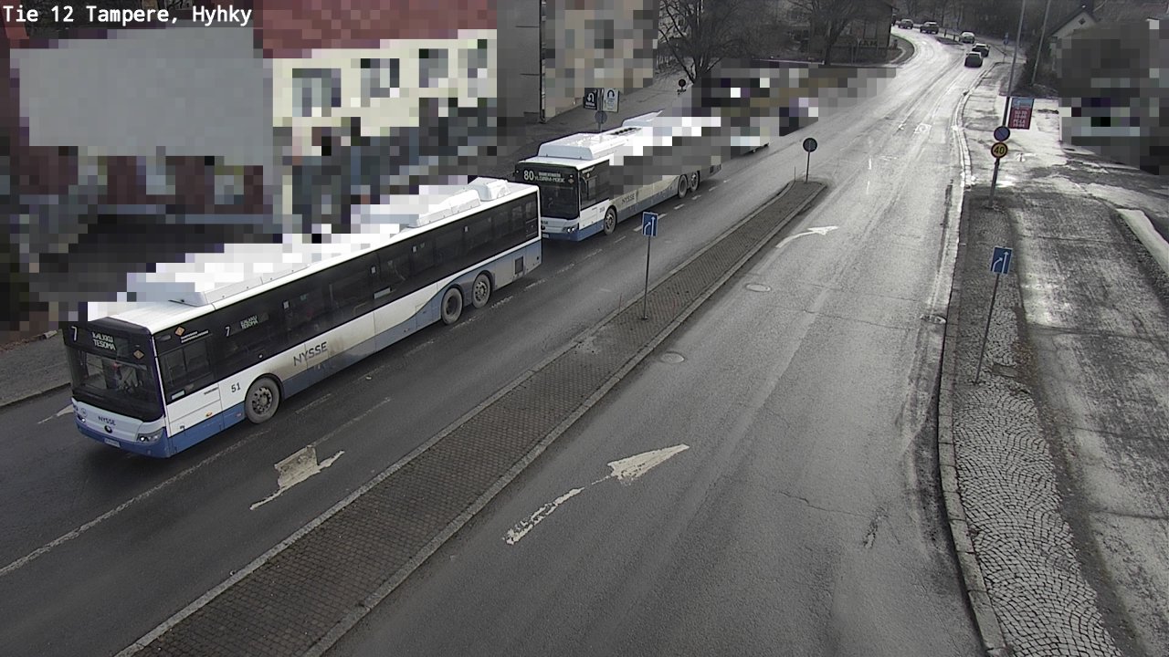 Weather Camera Image Väg 12 Tammerfors, Hyhky, Tampere, Pirkanmaa