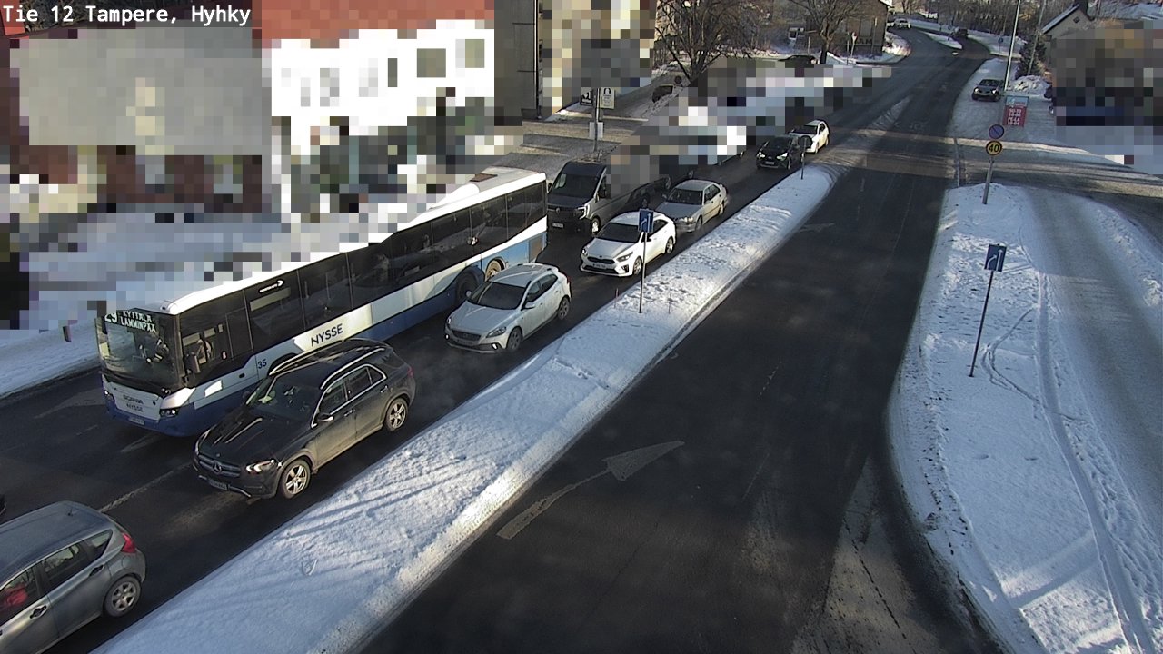 Weather Camera Image Road 12 Tampere, Hyhky, Tampere, Pirkanmaa