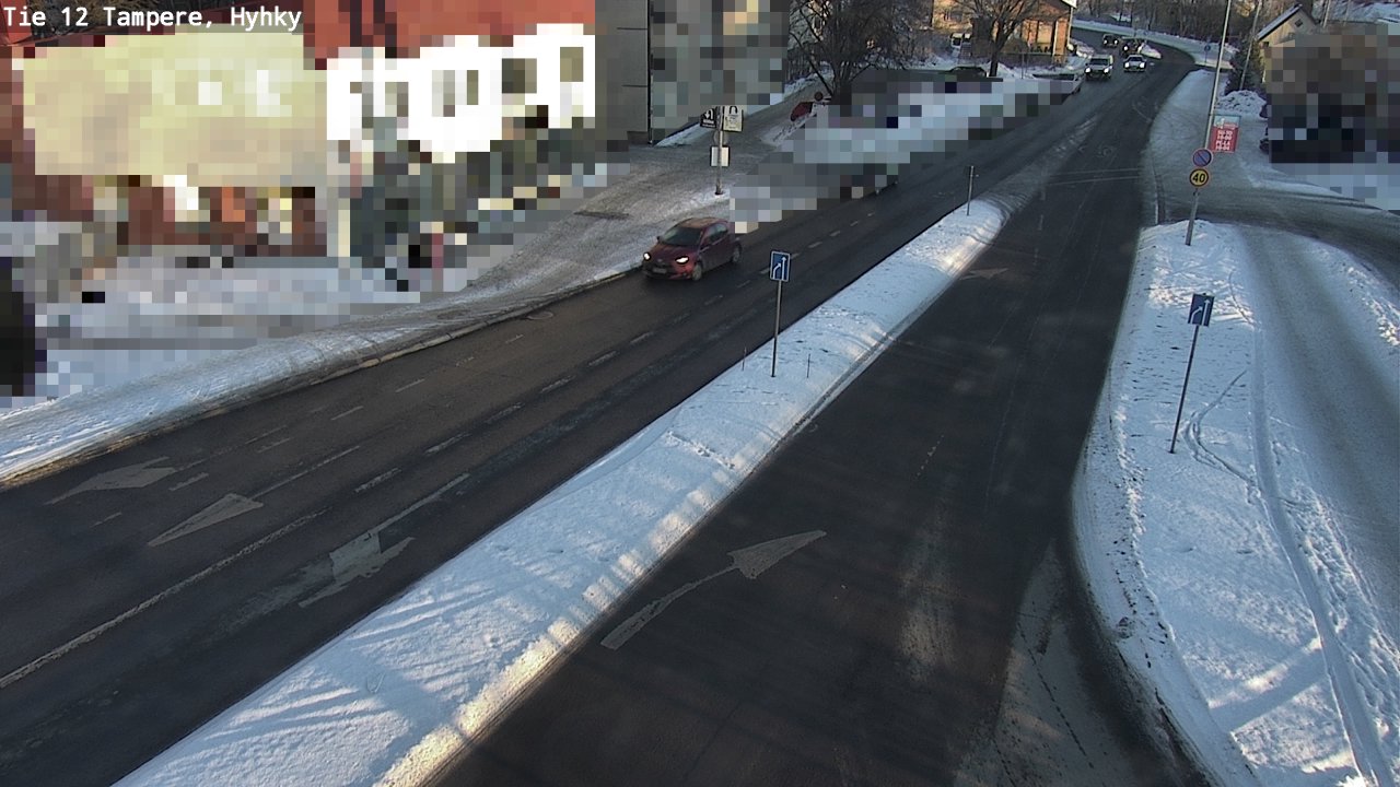 Weather Camera Image Road 12 Tampere, Hyhky, Tampere, Pirkanmaa