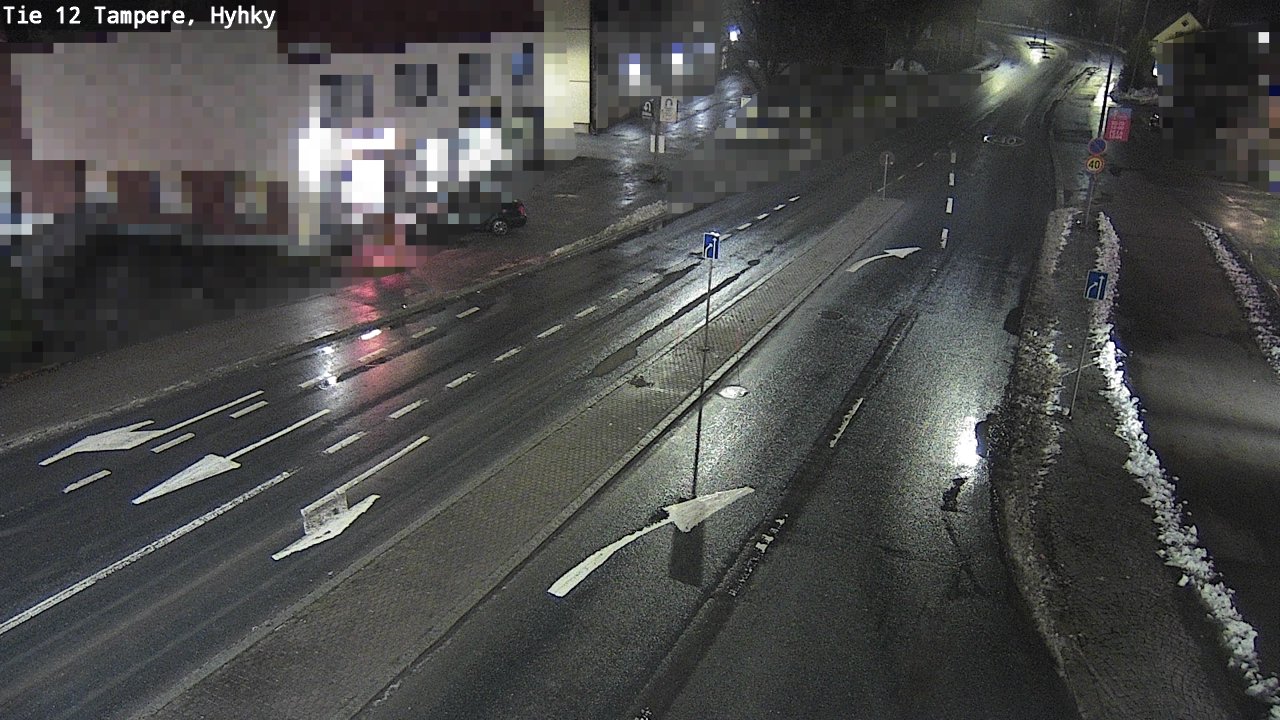 Weather Camera Image Väg 12 Tammerfors, Hyhky, Tampere, Pirkanmaa