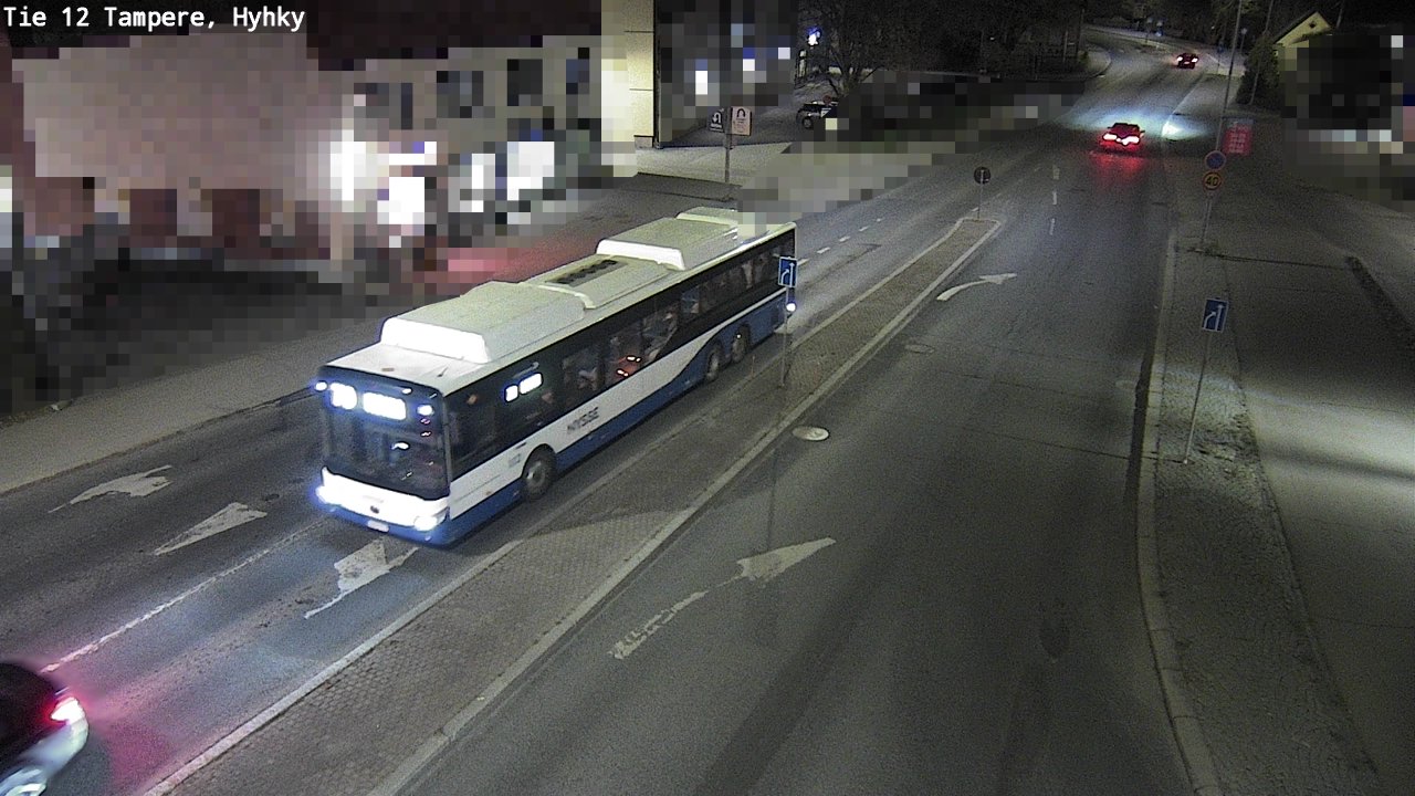 Weather Camera Image Road 12 Tampere, Hyhky, Tampere, Pirkanmaa