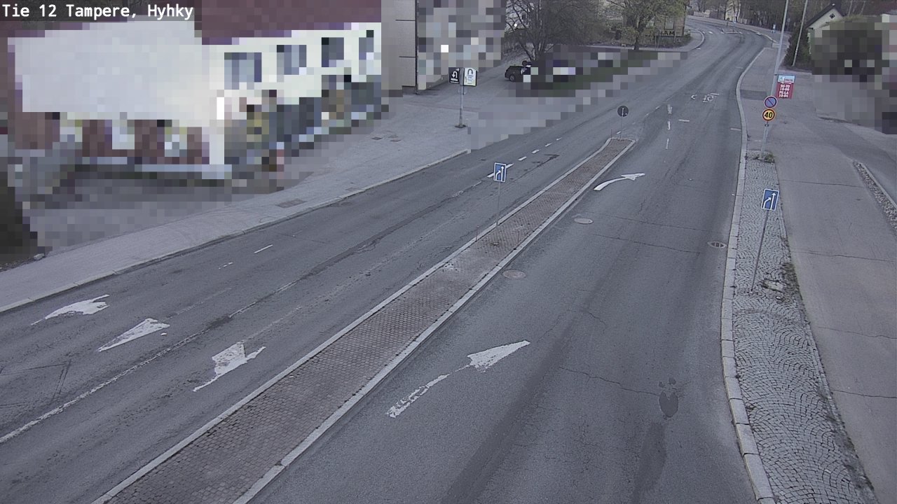 Weather Camera Image Väg 12 Tammerfors, Hyhky, Tampere, Pirkanmaa