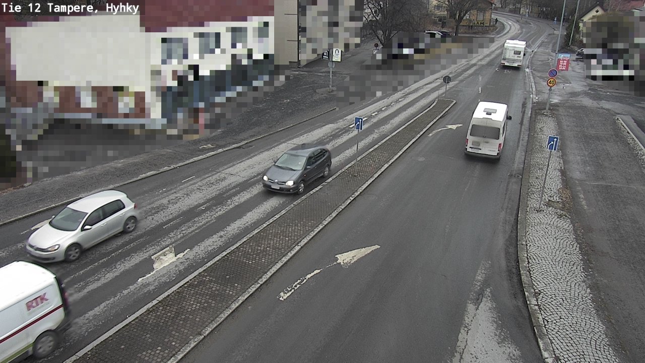 Weather Camera Image Väg 12 Tammerfors, Hyhky, Tampere, Pirkanmaa