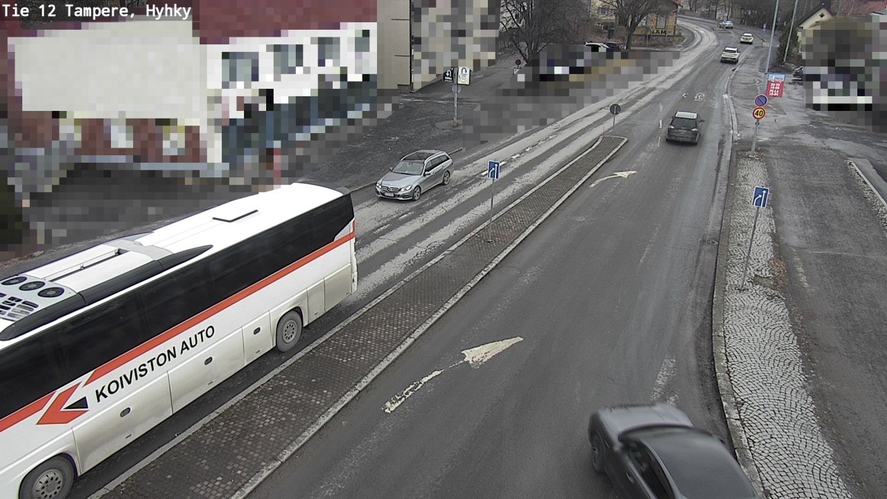 Weather Camera Image Väg 12 Tammerfors, Hyhky, Tampere, Pirkanmaa