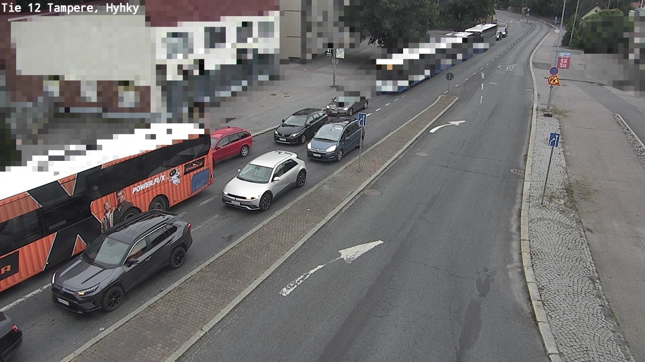Weather Camera Image Väg 12 Tammerfors, Hyhky, Tampere, Pirkanmaa