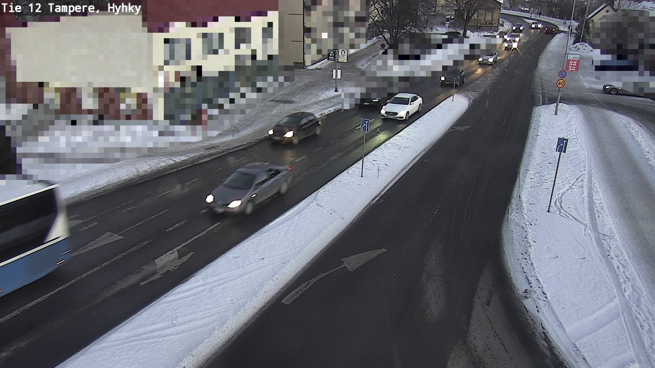 Weather Camera Image Road 12 Tampere, Hyhky, Tampere, Pirkanmaa