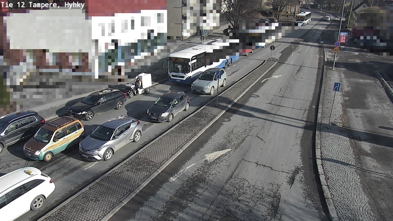 Weather Camera Image Road 12 Tampere, Hyhky, Tampere, Pirkanmaa