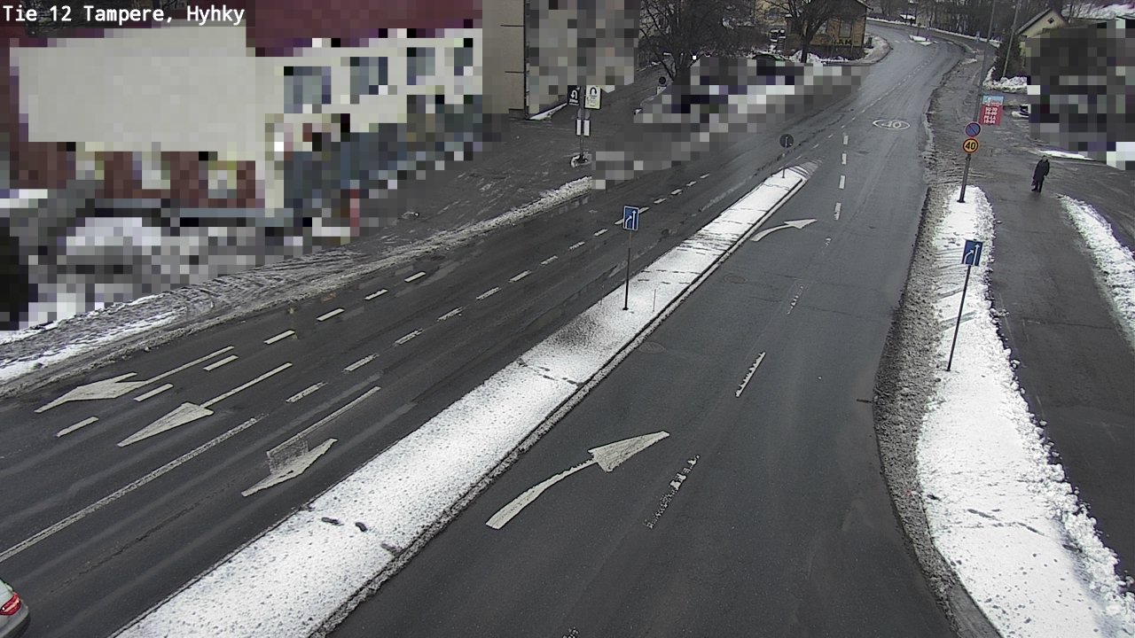 Weather Camera Image Väg 12 Tammerfors, Hyhky, Tampere, Pirkanmaa